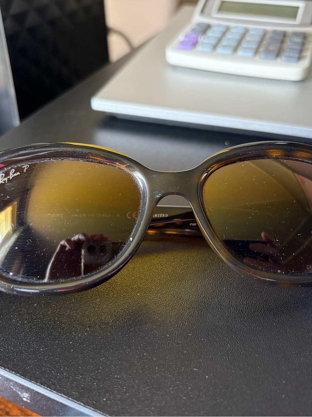 Ray-Ban Brown Tortoiseshell Oval Sunglasses